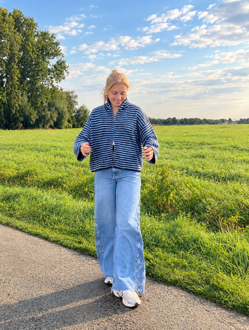 Cardigan Juliette - Blueberry